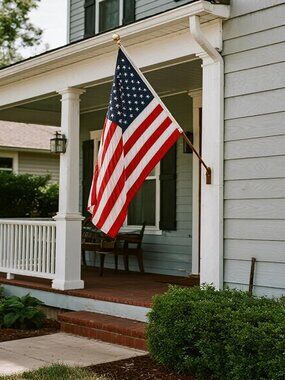 3x5 FT American Flag Outdoor Heavy Duty Polyester US Flag Brass Grommets